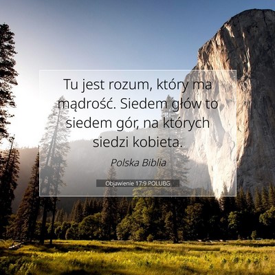 Objawienie 17:9 POLUBG Obraz Wersetu Biblijnego