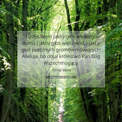 Objawienie 19:6 POLUBG Obraz Wersetu Biblijnego